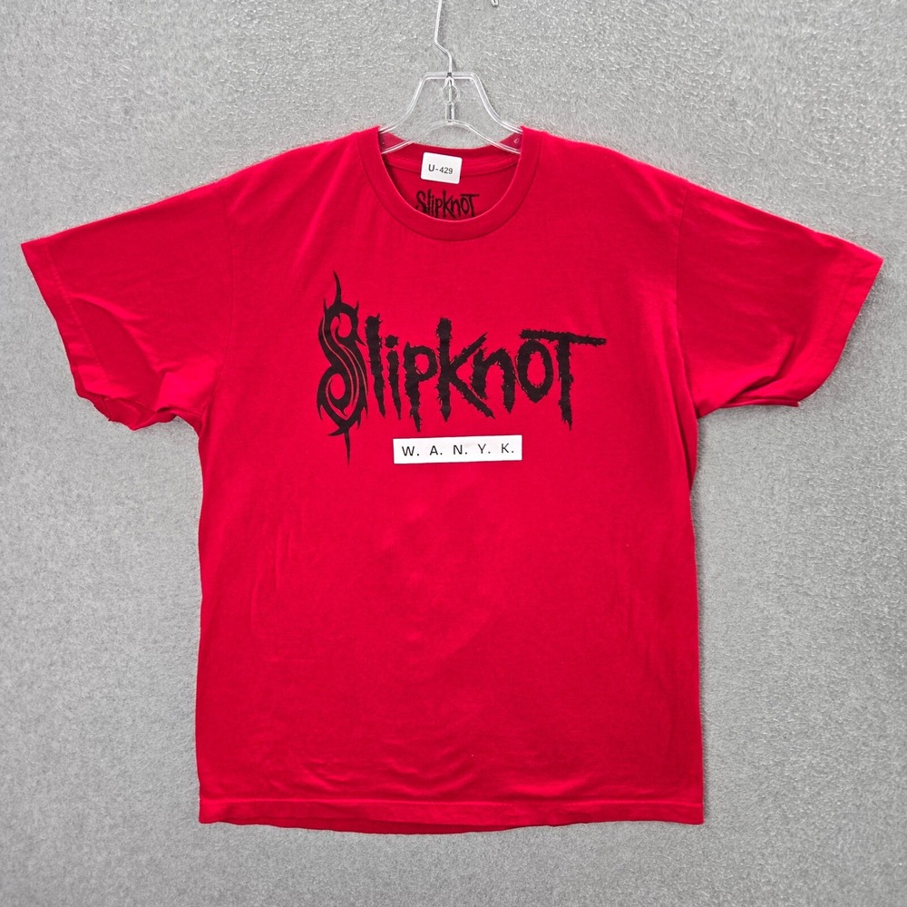 Slipknot Men Shirt XL Red We Are Not Your Kind Crew Neck Short Sleeve READ